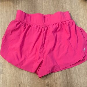 Vibrant Pink Women's Athletic Shorts